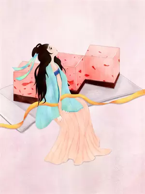 香消玉殒的美女