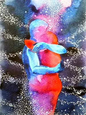 我与星辰皆过客,你携秋水揽星河的意思