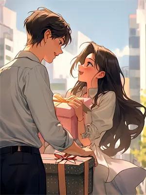 你是倒映的微星